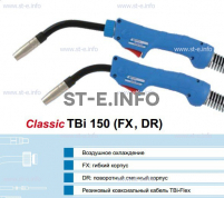 Горелка для полуавтоматической сварки TBi 240-blue-ESG, длина 3 метра - st-e.info - Новосибирск