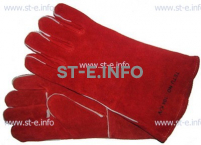 Перчатки-краги сварщика TETU 104 KEVLAR RED - st-e.info - Новосибирск