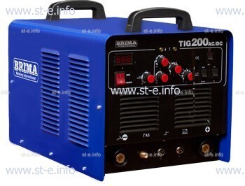 Универсальная установка аргонно-дуговой сварки BRIMA TIG 200 ac/dc - st-e.info - Новосибирск