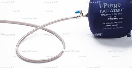 Односторонняя заглушка с трубкой и клапаном ISO 6" (152 mm)  - st-e.info - Новосибирск