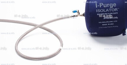 Односторонняя заглушка с трубкой и клапаном ISO 42" (1066 mm)  - st-e.info - Новосибирск
