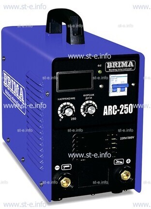 Сварочный аппарат Brima (инвертор) ARC 250 (220/380В) - st-e.info - Новосибирск