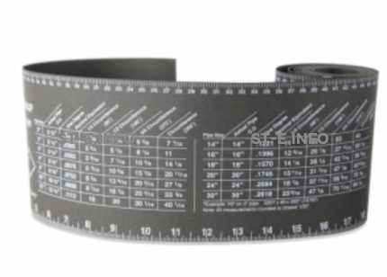 Лента для разметки труб 128mm*1830mm - st-e.info - Новосибирск