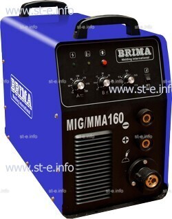 Сварочный полуавтомат инверторный одноблочный Brima MIG/MMA-160 - st-e.info - Новосибирск